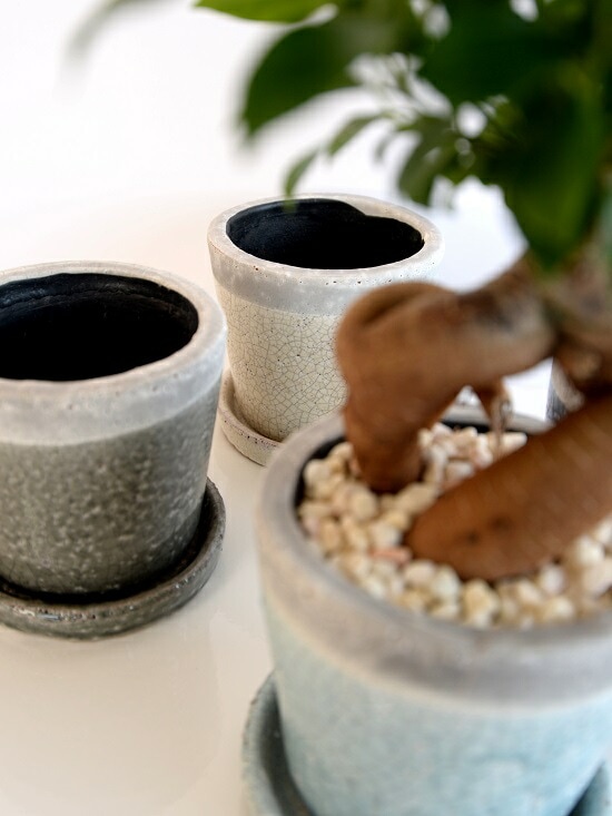 時代物色鮮やかな陶器の鉢 深山金しのぎ手鉢シリーズ | 益子焼窯元よこやま