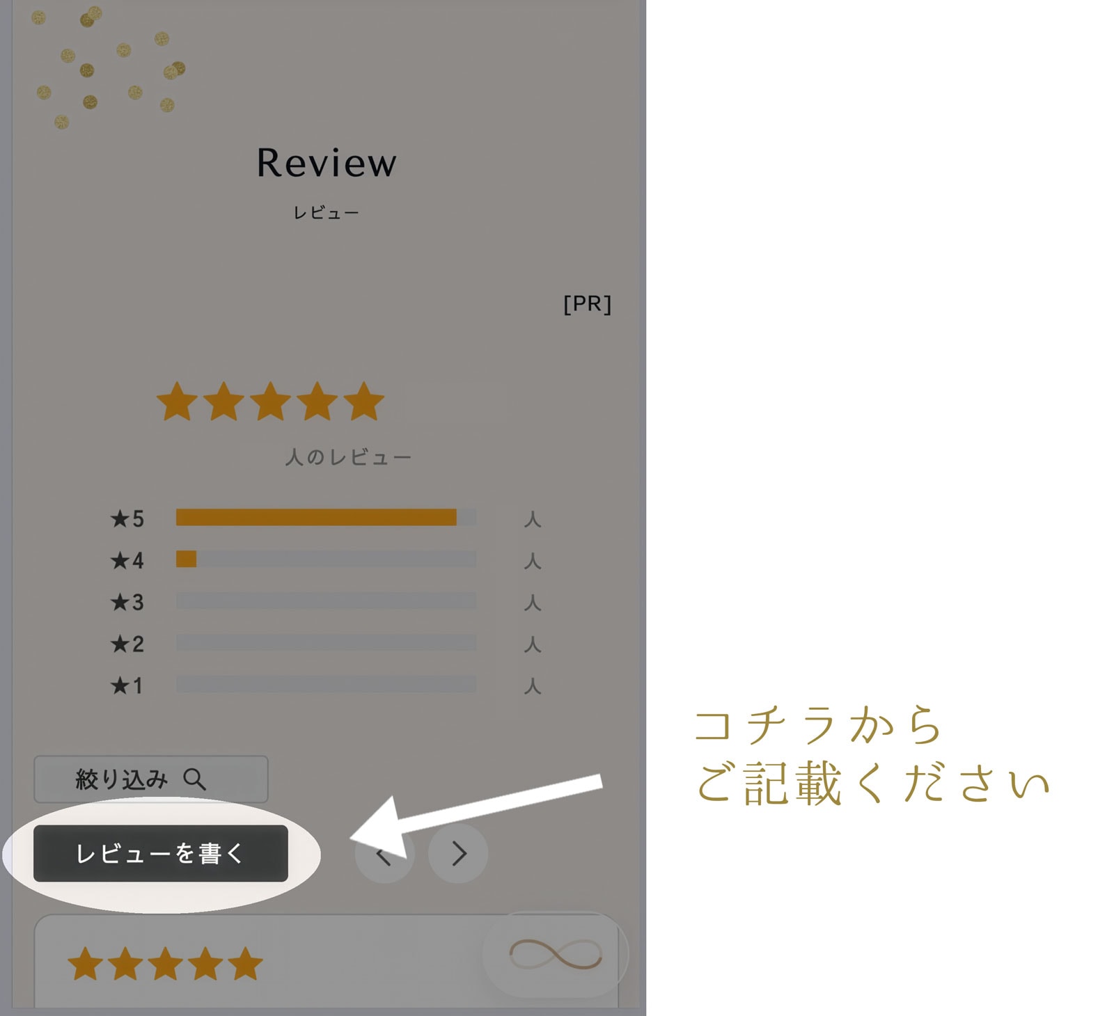 レビュー投稿場所イメージ画像