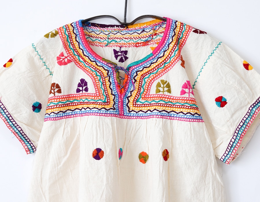 tesoro / チアパス刺繍チュニック / キナリ1｜テソロ(tesoro)公式通販