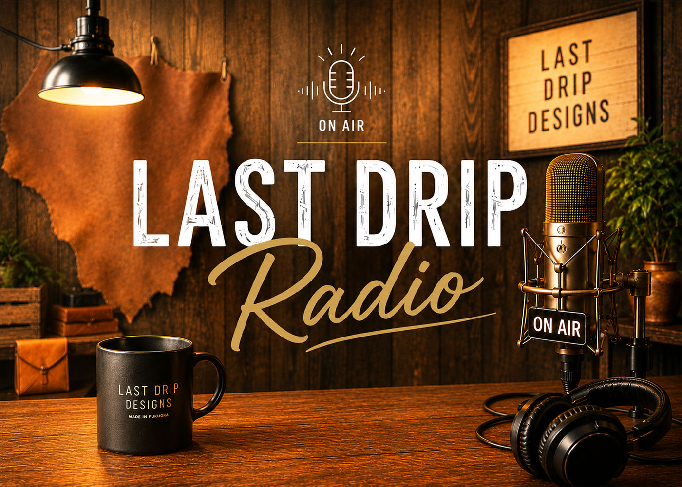 LAST DRIP RADIO｜本ヌメ革と、ものづくりの話。