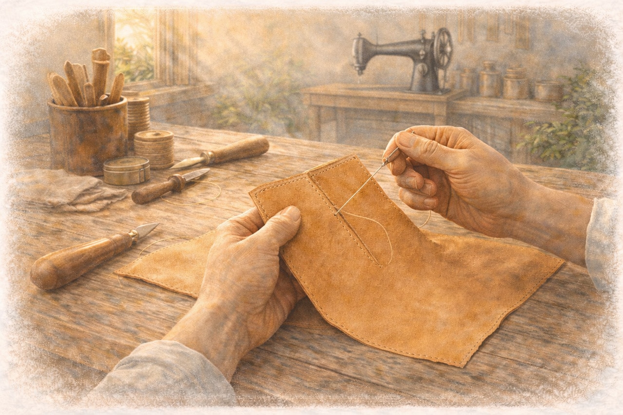 仕立てのこだわりを描いた挿絵