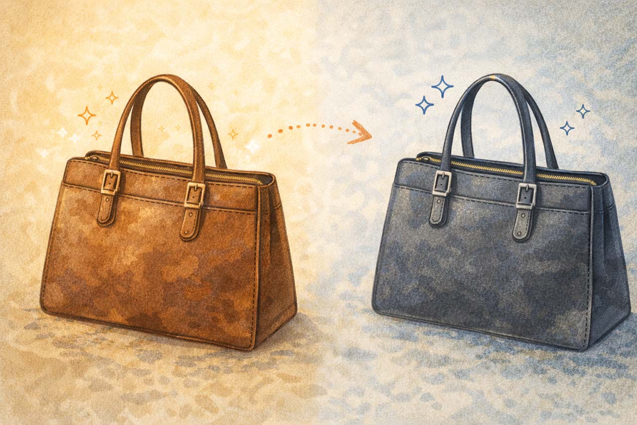 クローム鞣しの革の挿絵