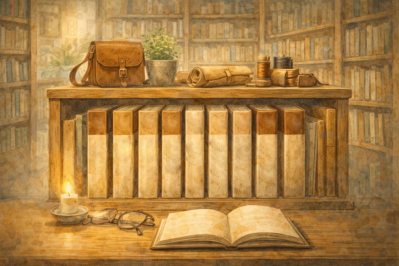 ヌメ革にまつわる絵本図書室のイメージ