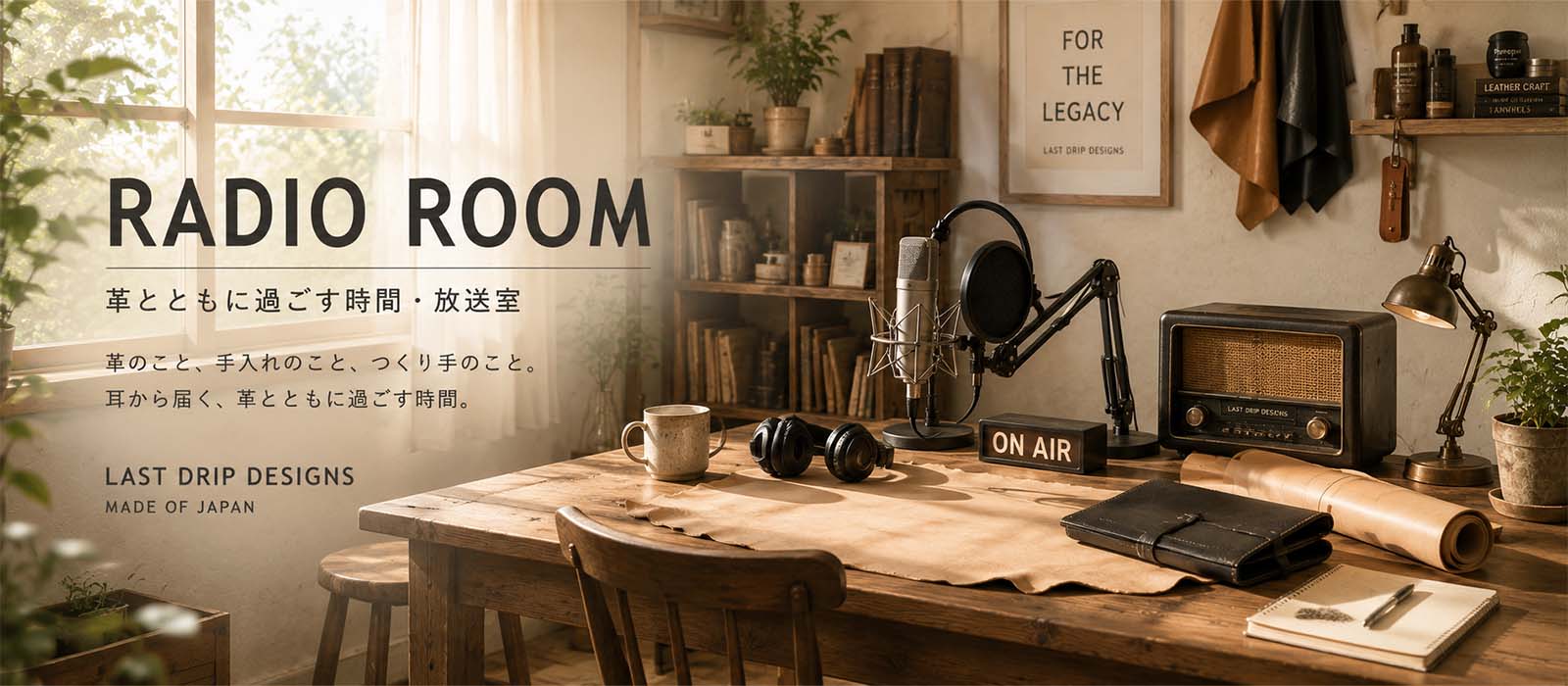 RADIO ROOM 革とともに過ごす時間・放送室