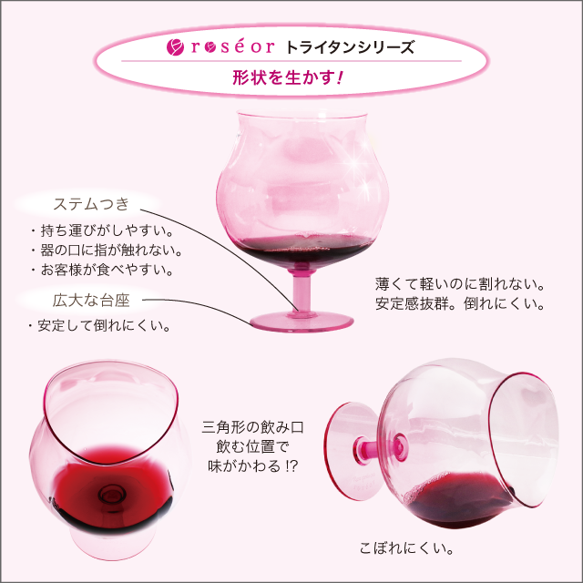 ロゼオール シンデレラdeナイト | 食器・グラス（トライタン） | 便利