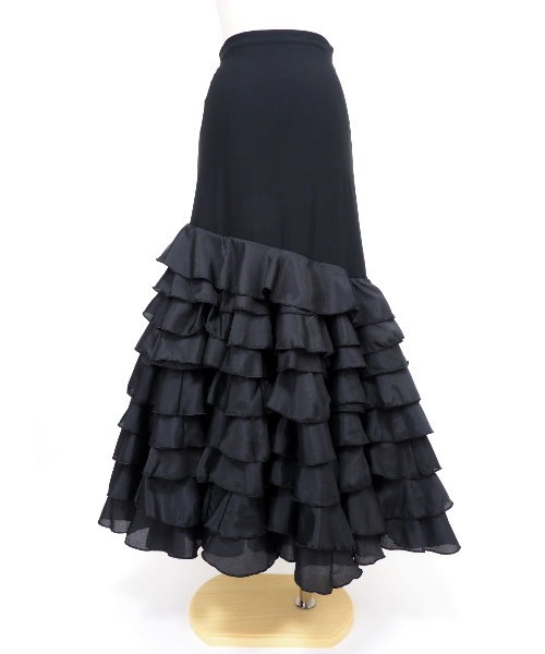 ☆週末セール｜14日まで☆新品☆フラメンコ衣装＊ティアードファルダ