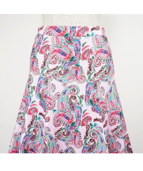 フラメンコ ファルダ スカート ライトピンク系 パープル系