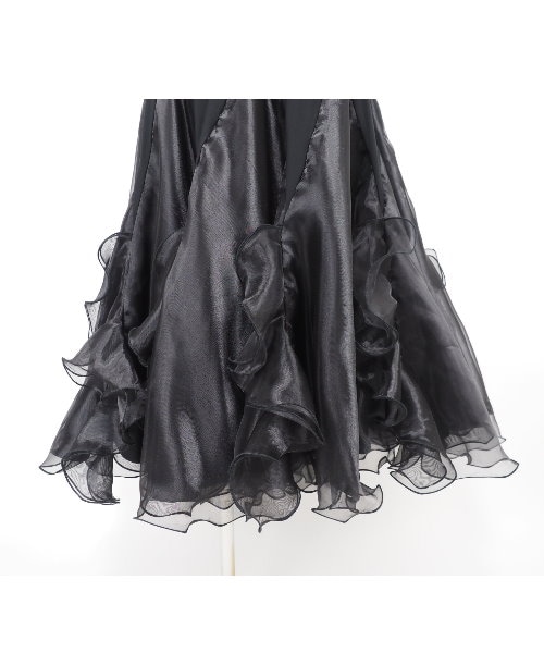 社交ダンス用ビーズ装飾フレアスカート 社交ダンス用ビーズ装飾フレアスカート 社交ダンス用ビーズ装飾