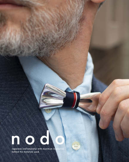 nodo metal tie silver / polished　メタル タイ シルバー