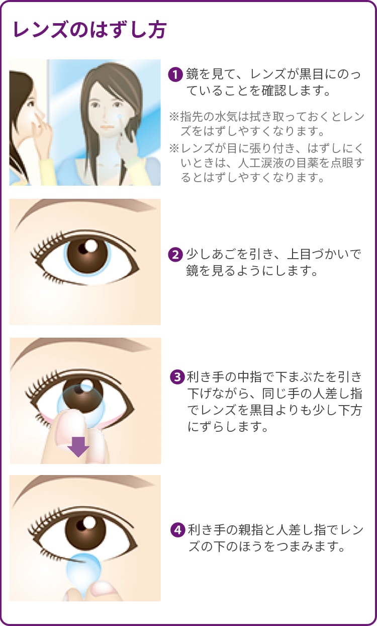 コンタクトレンズの正しいケアと使い方 | レンズAAA