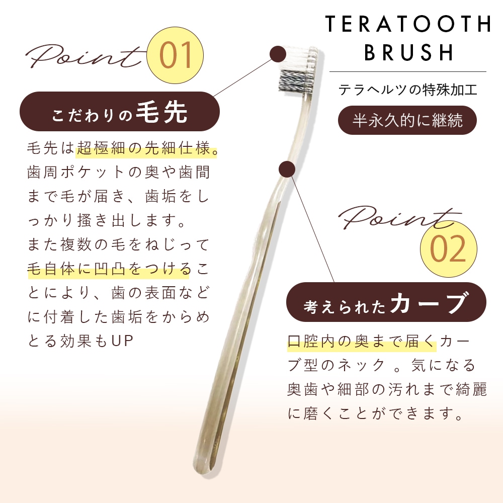 TERA TOOTHBRUSH（テラヘルツ歯ブラシ）1本 テラヘルツ | コスメ・美容