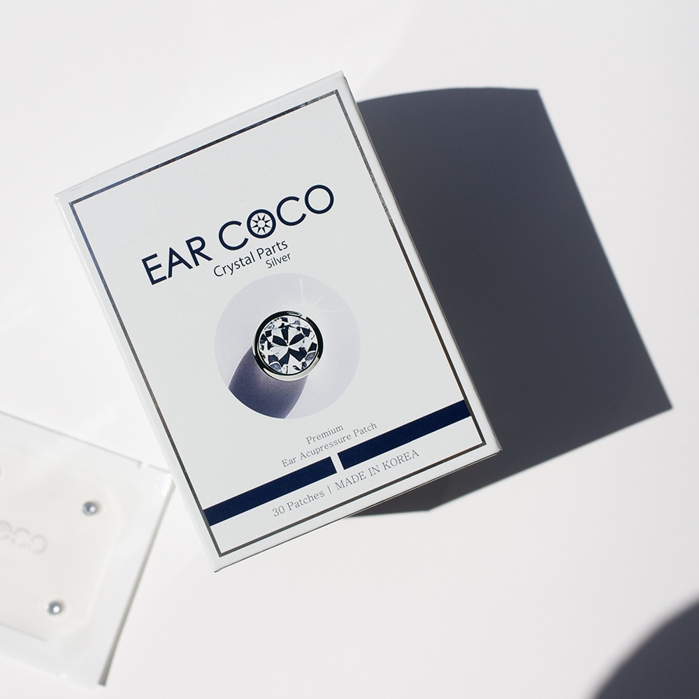 EAR COCO イヤーココ 6パッチ×5シート クリスタルシルバー 重磁極方式