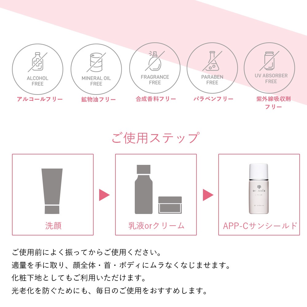 アマランス ドクターソワ 【 APP-C サンシールド 】 30g UV SPF50+ PA++++ 日焼け止め 美容液下地