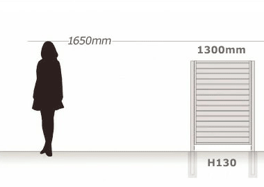 樹脂フェンス130ｃｍ