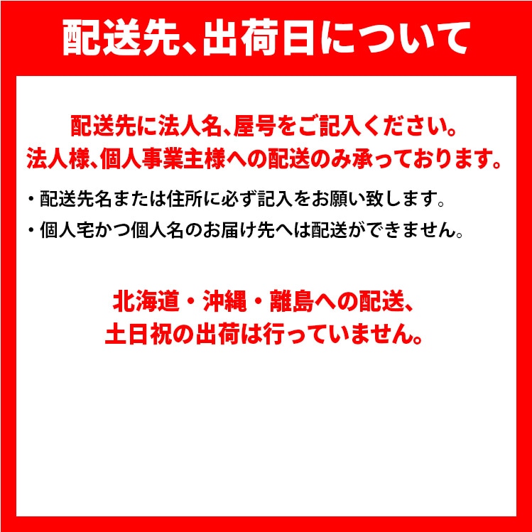 配送先、出荷日について