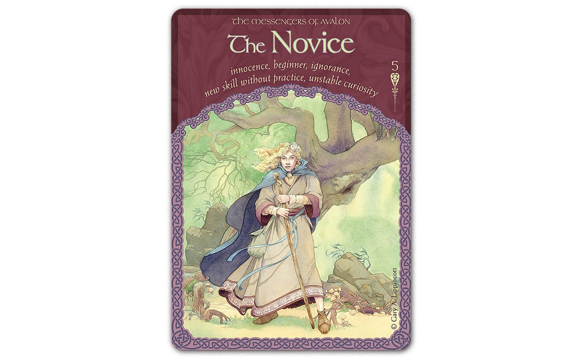 ウィズダムオブアヴァロンオラクルカード　The Novice