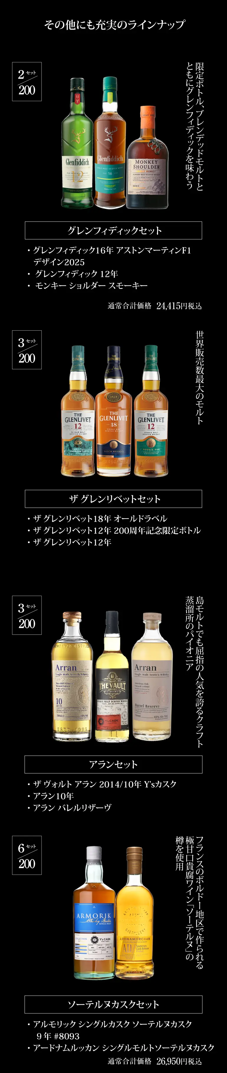 ウイスキー福袋2~6本セット