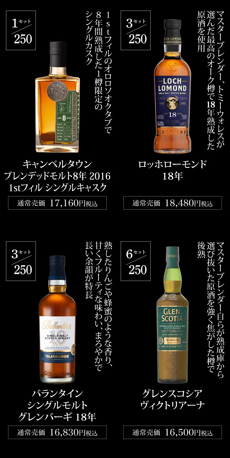 1/10の確率で特賞以上！山崎18年！響21年！山崎/白州/響の限定ボトルが