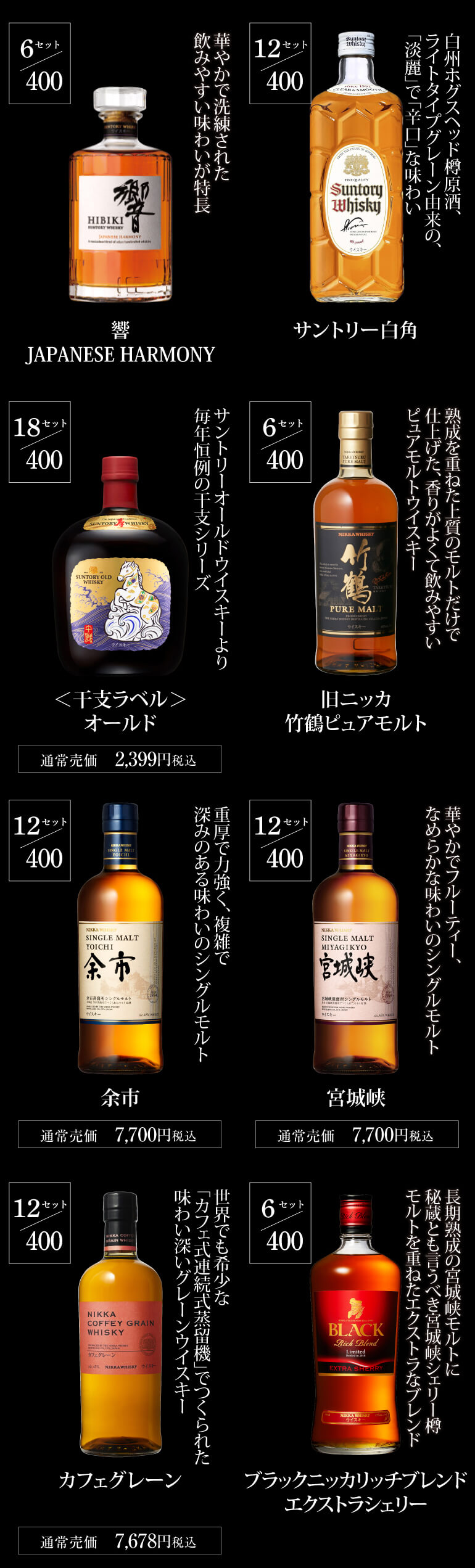 15,500円ウイスキー福袋