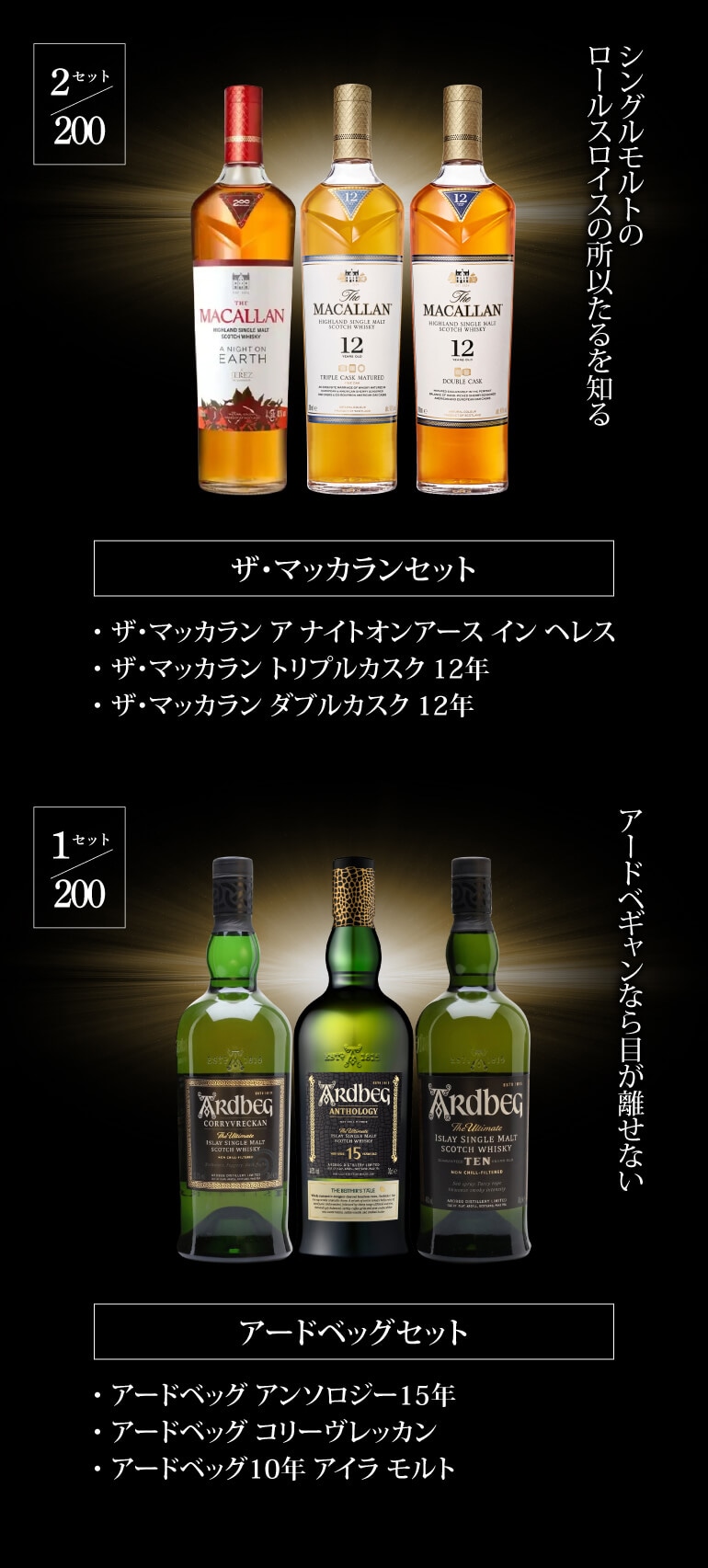 ウイスキー福袋2~6本セット