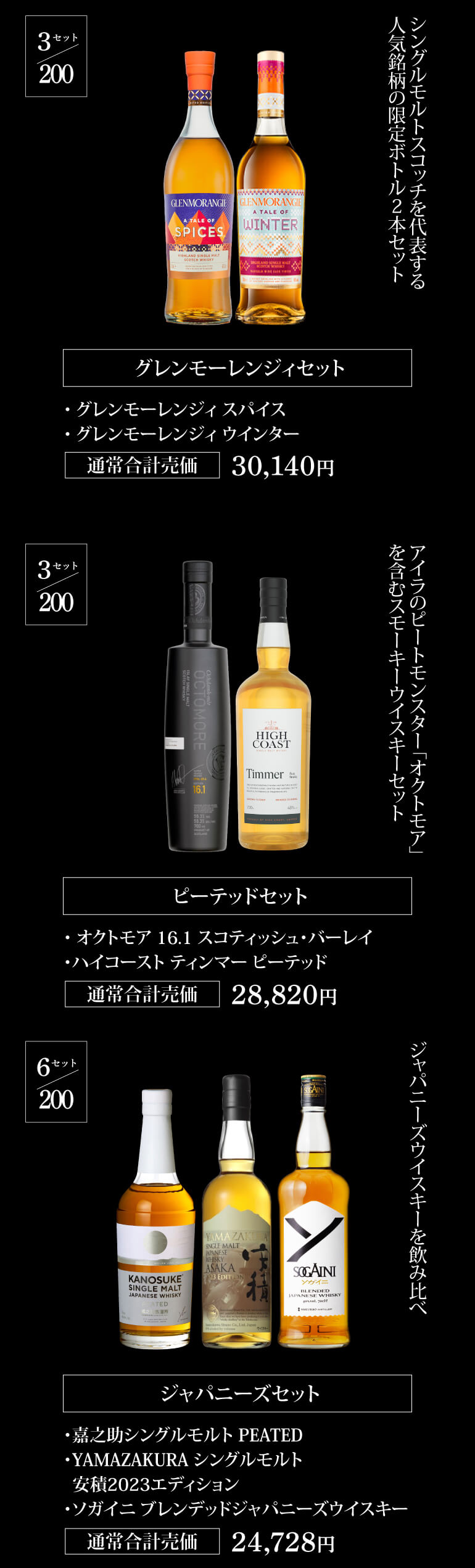 ウイスキー福袋2~6本セット