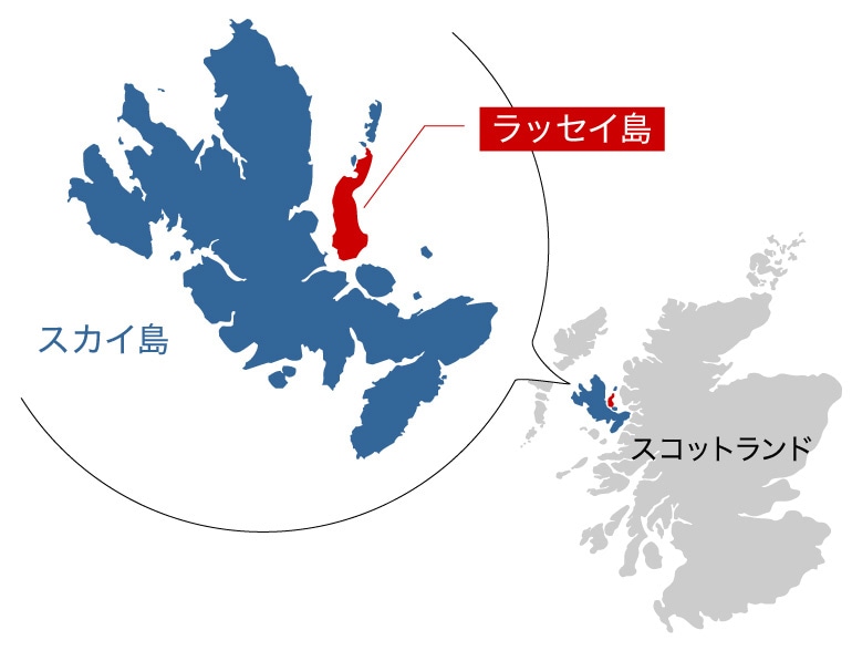 ラッセイ島地図