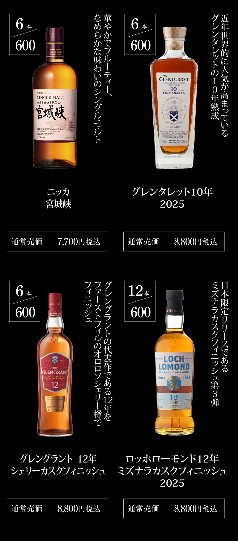 ウイスキー福袋5,500円