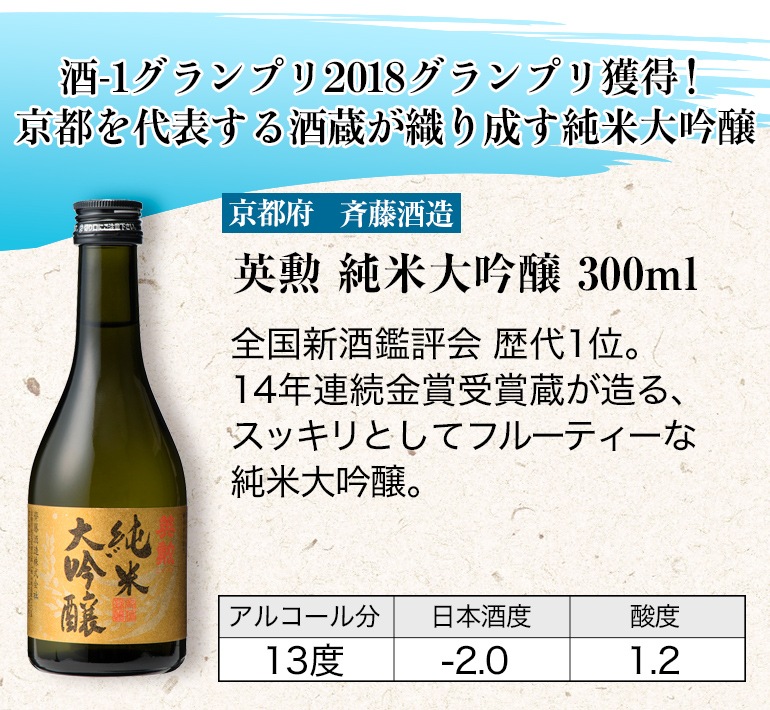 大吟醸飲み比べ5本セット