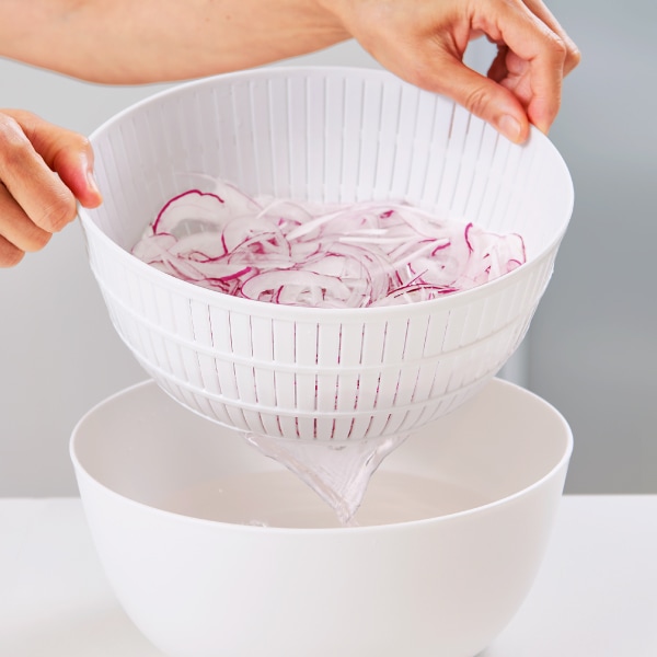 ライクイット 米とぎにも使えるザルとボウル グリーン like-it Colander u0026 Bowl | | 収納・ゴミ箱などオシャレな収納雑貨専門店