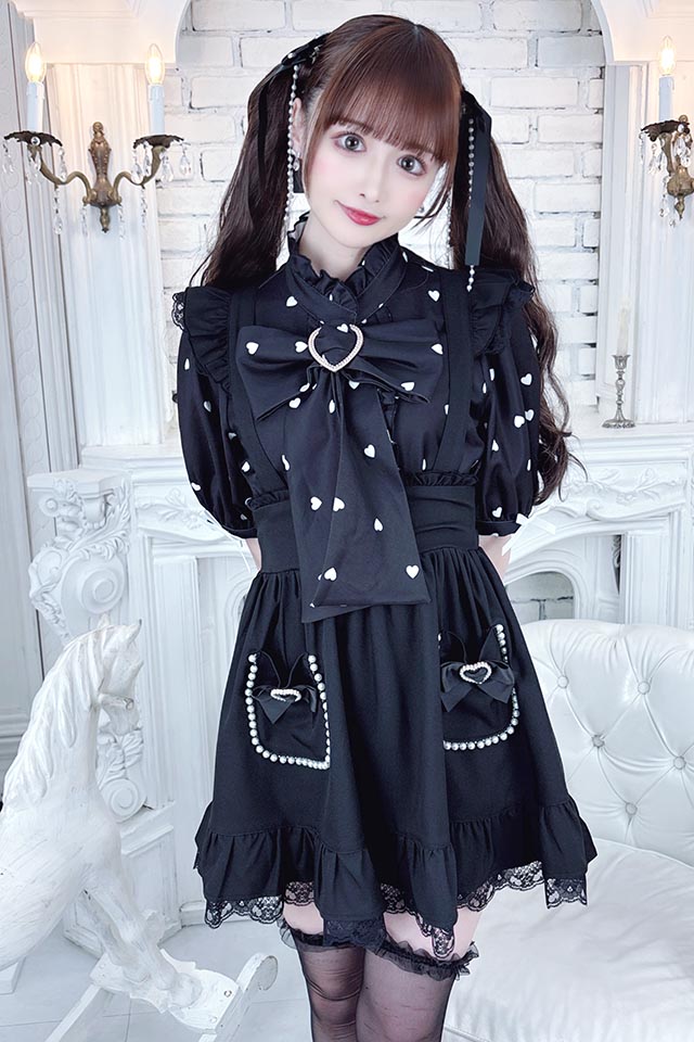 ☆40%OFF☆【Princess Melody】パール＆りぼんポケットジャンスカ  