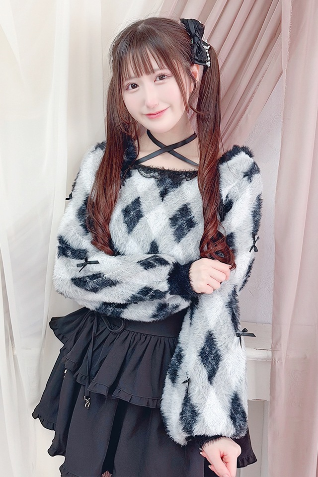 MA*RS】チビリボンケープ風ニット - ホワイト size-F | 地雷系・量産型