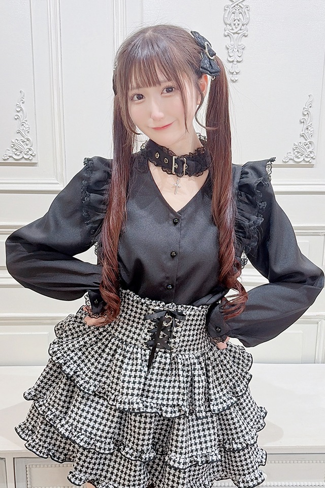 MA*RS】クロス付き肩フリルレースブラウス - ホワイト size-F | 地雷系