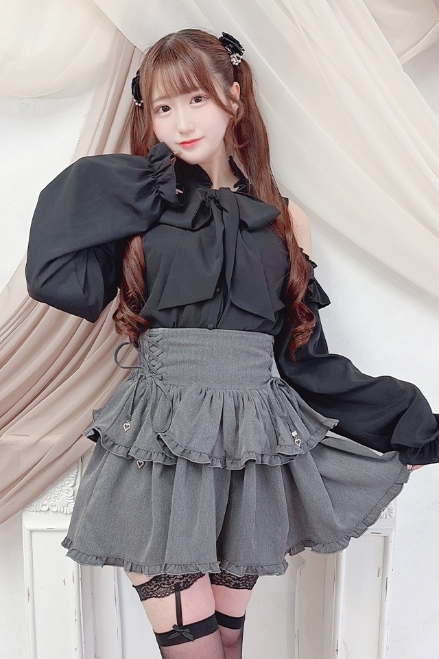 MA*RS】サイドスピンドルスカパン - チャコールグレー size-F | 地雷系