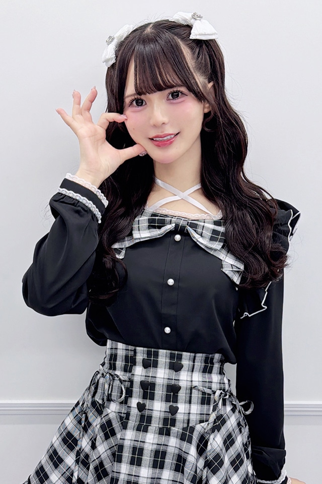MA＊RS マーズ MA*RS 店舗限定 アクセサリー柄 リボン付きキャミソール MA*RS】サテンリボンチェックブラウス - BLK/ホワイト size-F | 地雷系