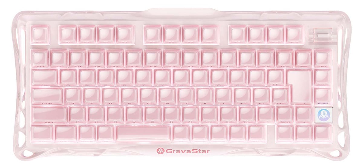 GravaStar Mercury K1 - サクラピンク【日本語配列】GravaStar Mercury