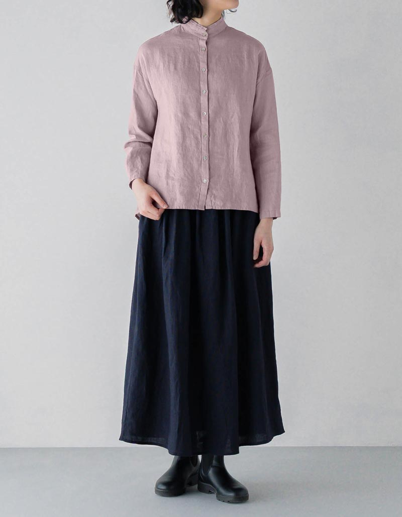 リーノ・エ・リーナ 2025AW スタンドカラーブラウス 2025AW新作ウェア