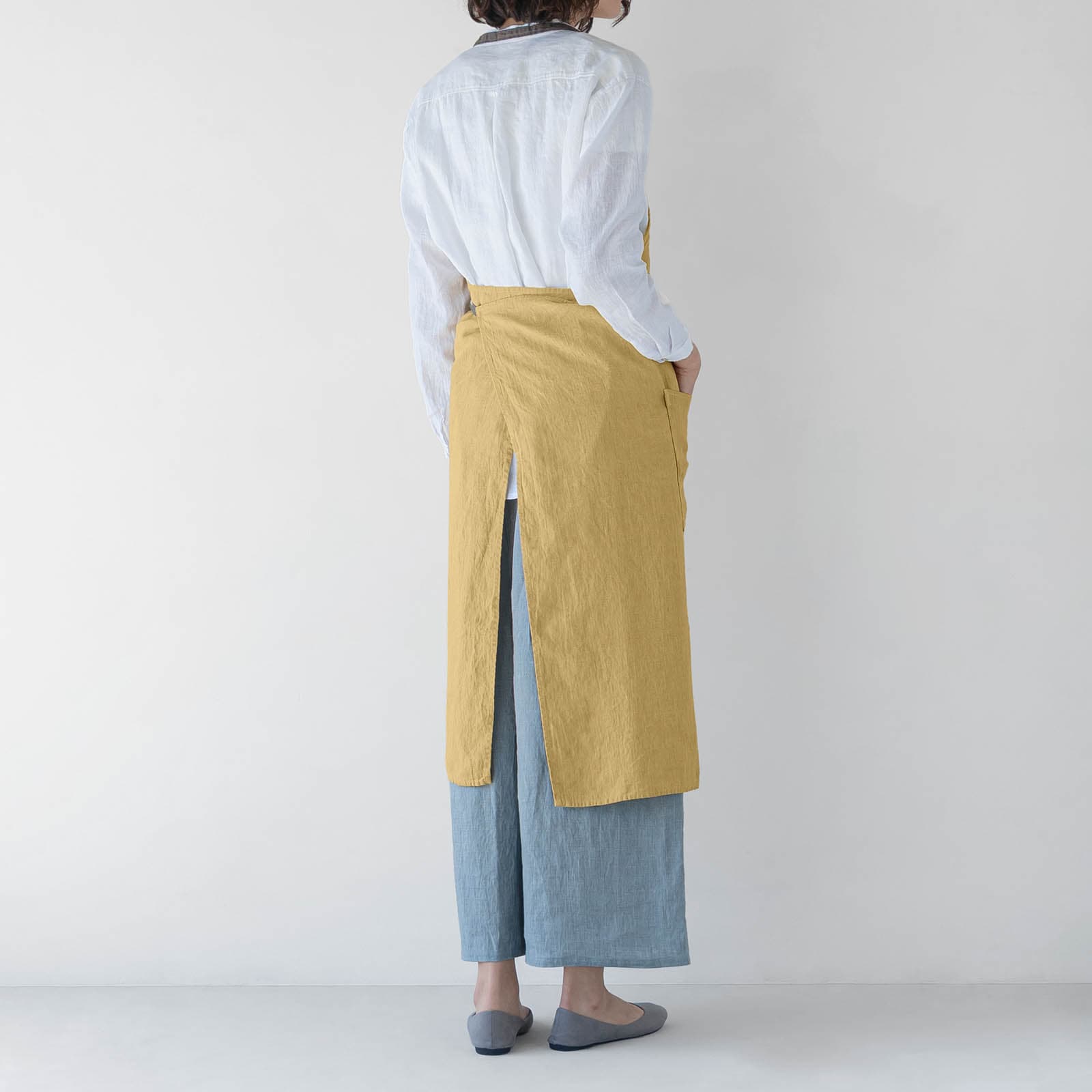 フルエプロン マノン _ アンティークイエロー