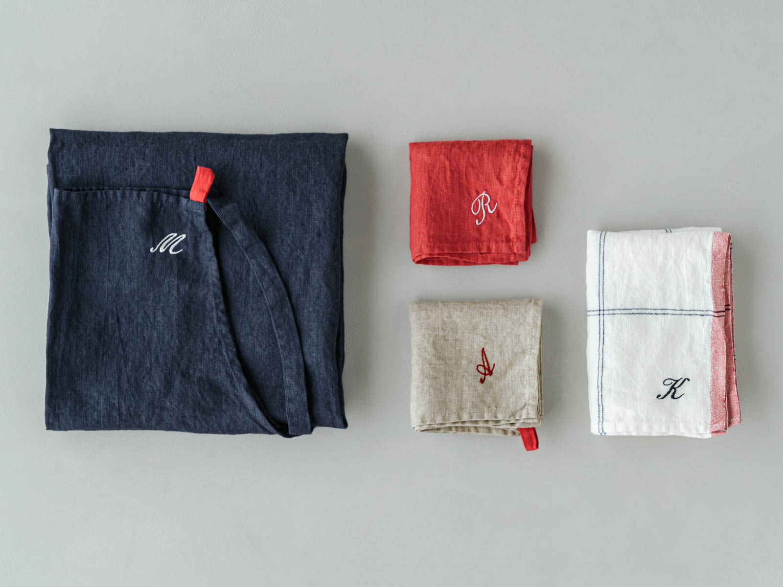 イニシャル刺繍｜Lino e Lina ONLINE SHOP