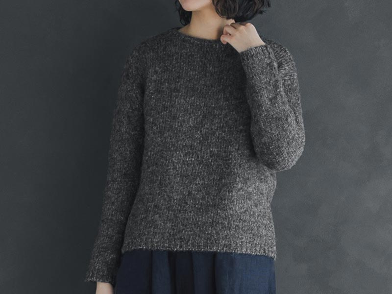 ふんわりと軽やかに。冬をやさしく包むアルパカニット。