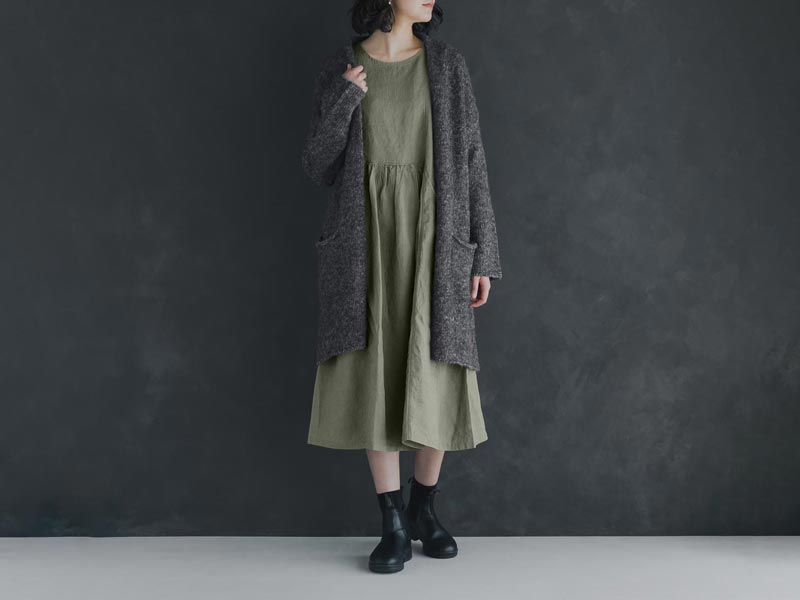 ふんわりと軽やかに。冬をやさしく包むアルパカニット。