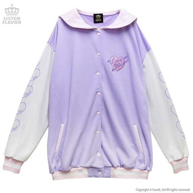 乙女を射止める セーラーブルゾン White リッスンフレーバー Listen Flavor リッスンフレーバー 公式通販サイト ロック パンク ゆめかわの原宿発ファッション