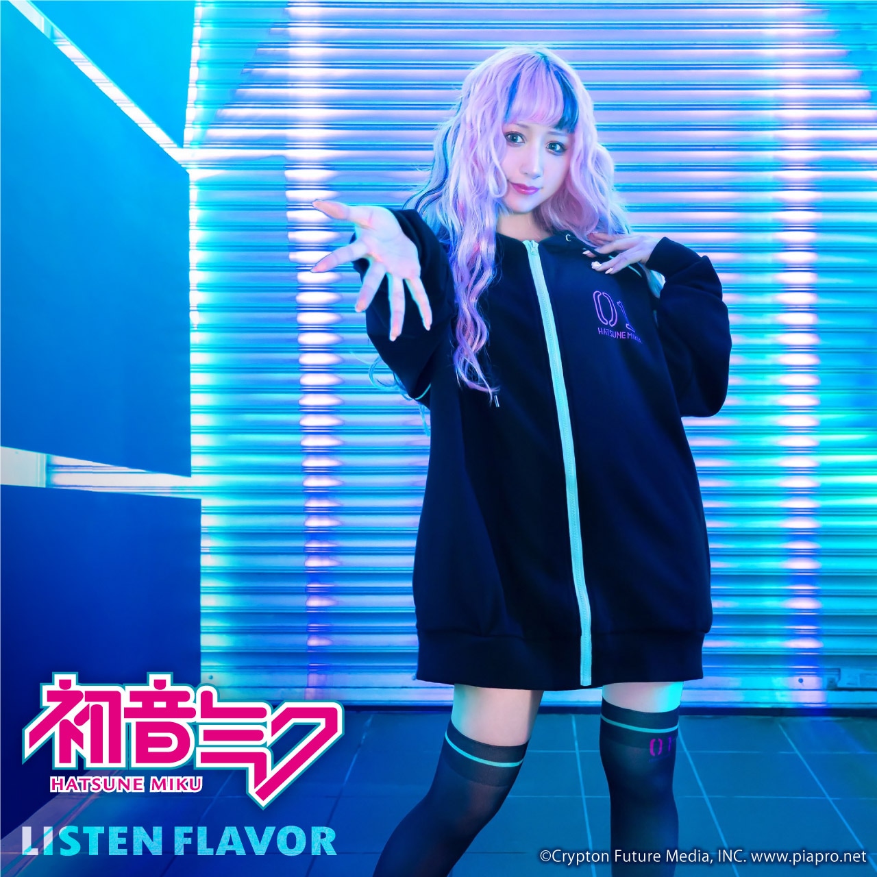 LISTEN FLAVOR 初音ミクコラボ 鏡音リン・レン ロンTリッスン