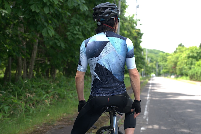 新品 サイクルジャージ No30 XXLサイズ シャツデザイン フルジップ ウェア 半袖 メンズ サイクリング スポーツ 自転車 MTB ロードバイク