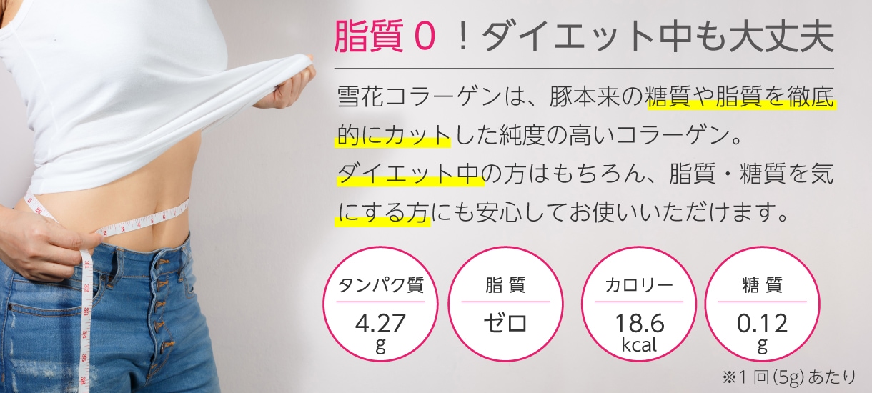 スプーン1杯の美容習慣だから毎日続けられる！ニオイ・味なし。脂質ゼロだからダイエット中も大丈夫