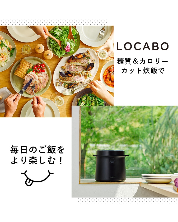 新品未使用 LOCABO:V 糖質カット炊飯器 ブラック - 炊飯器