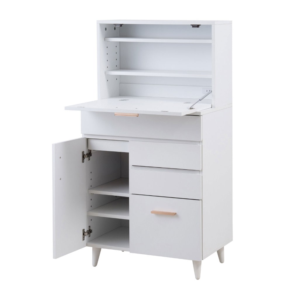 ドレッサー デスク 幅60cm 化粧台 PCデスク fy-0263（商品番号：15-fy