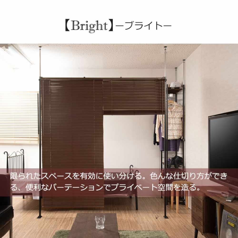 パーテーション ダブル 突っ張り ブラインドパーテーション 間仕切り