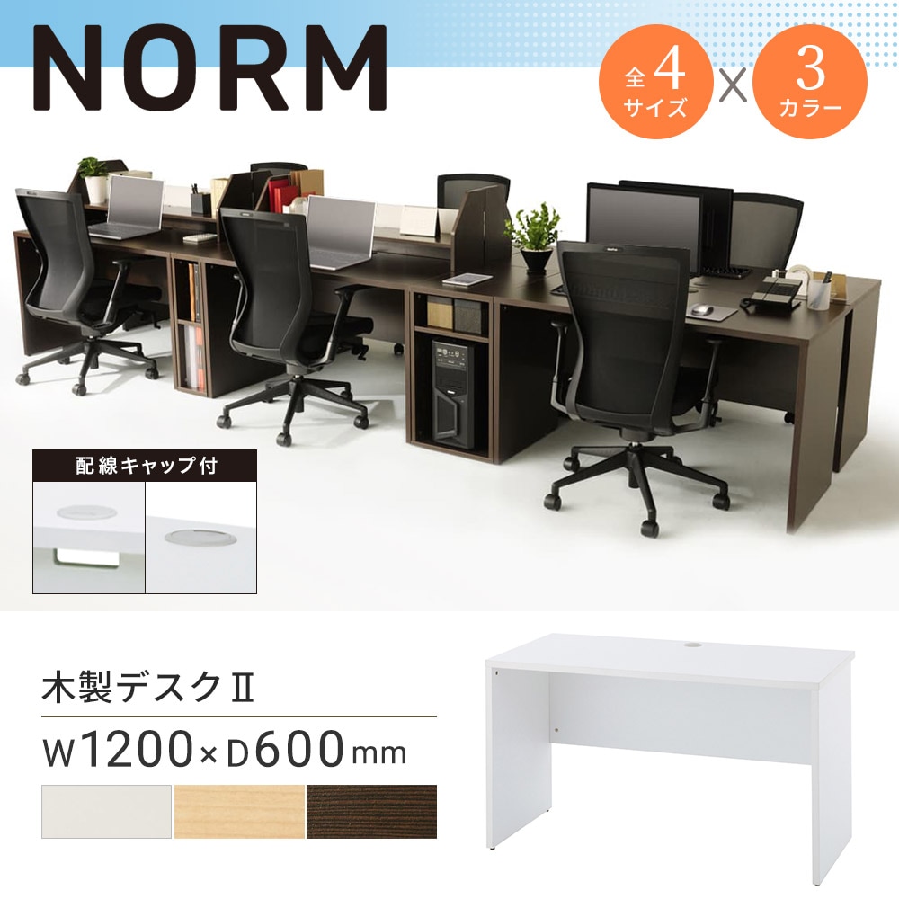 オフィスデスク 平机 事務机 幅1200×奥行600×高さ700mm Z-RFPLD-1260