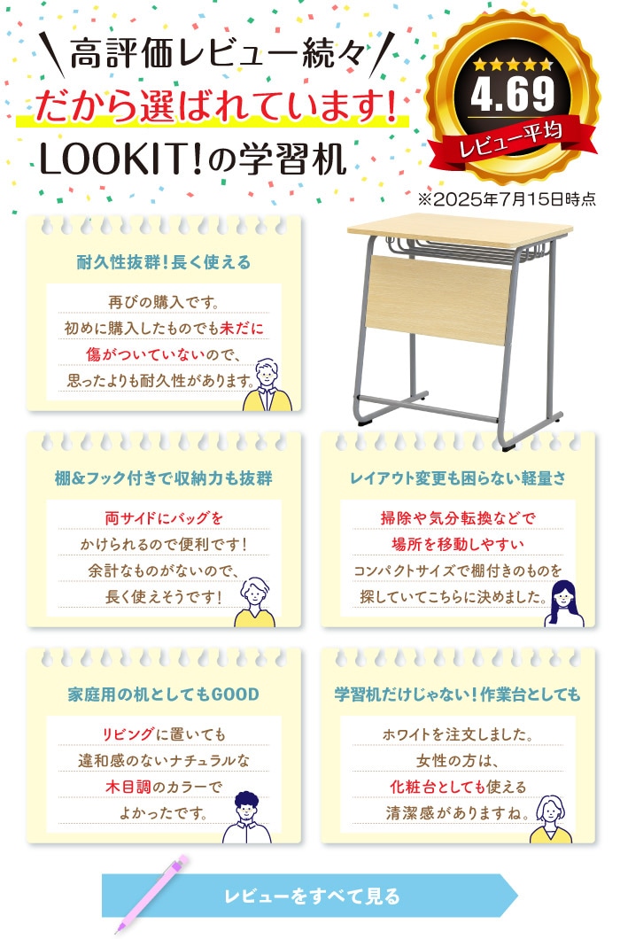 学習机 勉強机 新JIS規格 5号サイズ GD-6545（商品番号：GD-6545）の
