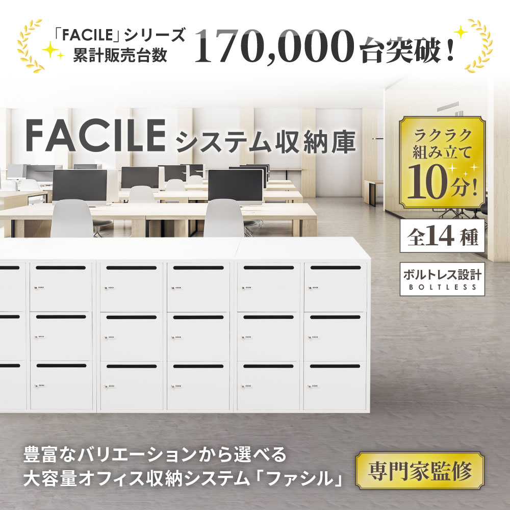 4人用パーソナルロッカー　マスターキー付き パーソナルロッカー 4人用 2列2段 メールロッカー 鍵付き FHD-4P